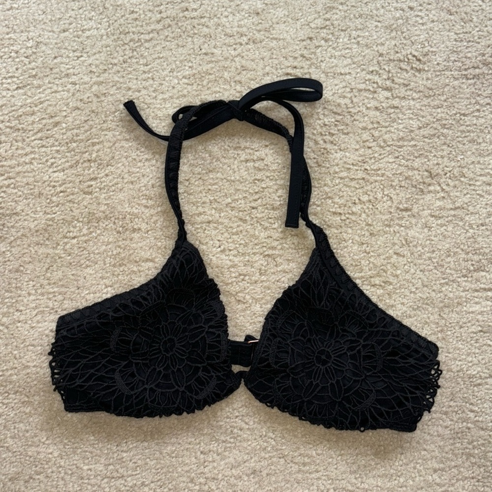 Crochet bathing suit top